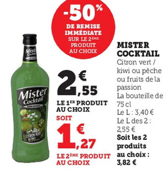 Hyper U Mister Cocktail offre