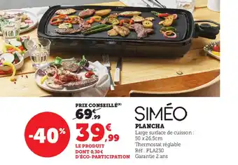 Hyper U Plancha offre
