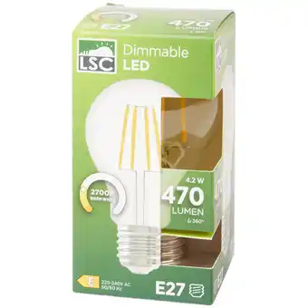 Action Ampoule led à filament lsc offre