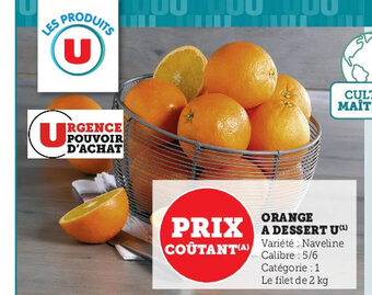 Hyper U Orange A Dessert U offre