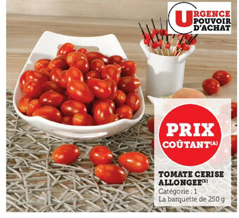 Hyper U Tomate Cerise Allongee offre