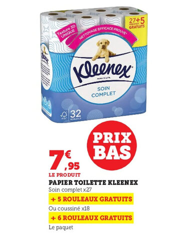 Hyper U Papier Toilette Kleenex offre