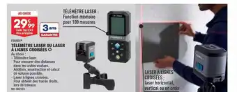 ALDI Télémètre laser ou laser à lignes croisées ferrex offre