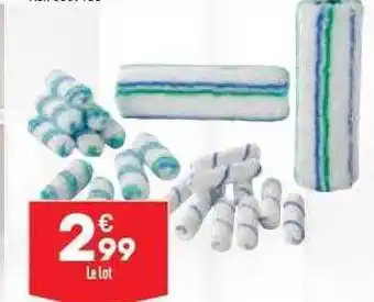 ALDI Lot de rouleaux à peinture deco craft offre