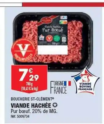 ALDI Viande hachée boucherie st-clément offre