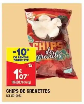 ALDI Chips de crevettes offre