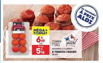ALDI 8 tomates farcies boucherie st-clément offre