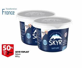 Auchan Skyr yoplait offre
