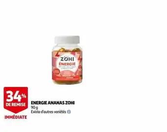 Auchan Energie ananas zohi offre