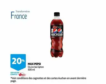 Auchan Max pepsi offre