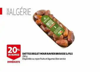 Dattes deglet nour ravier brousse & fils