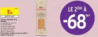 Intermarché Pâtes Linguine N°13 Rummo offre
