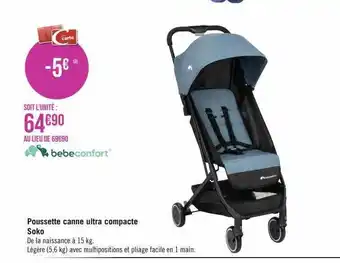 Poussette canne ultra compacte soko