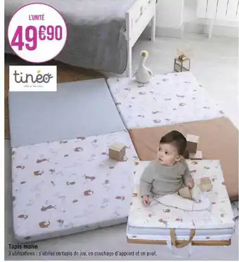 Géant Casino Tapis malin tinéo offre