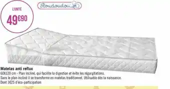 Géant Casino Matelas anti reflux offre