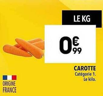 Supeco Carotte offre