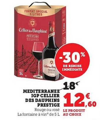 Méditerranée igp cellier des dauphins prestige