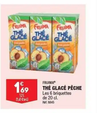 ALDI Thé glacé pêche fruima offre