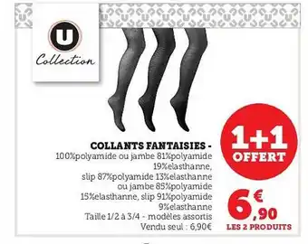 Collants fantaisies - u collection
