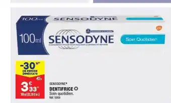ALDI Dentifrice sensodyne offre