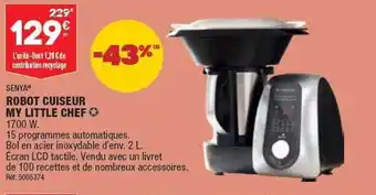 ALDI Robot cuiseur my little chef senya offre