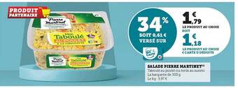 Super U Salade pierre martinet offre