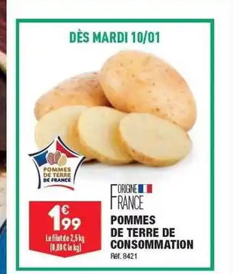 ALDI Pommes de terre de consommation offre