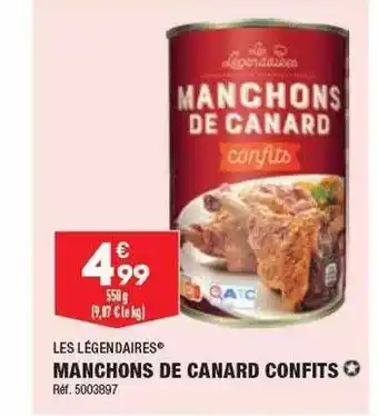 ALDI Manchons de canard confits les légendaires offre