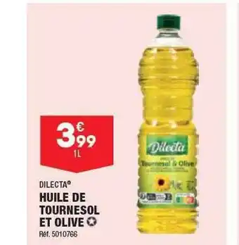 ALDI Huile de tournesol et olive dilecta offre