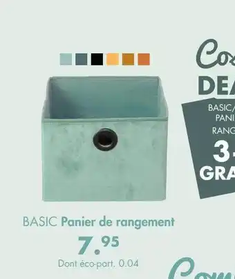 Casa Basic panier de rangement offre