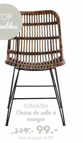 Chaise de salle Ă manger sumatra