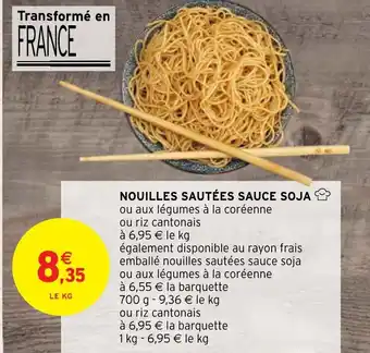 Intermarché Hyper Nouilles Sautées Sauce Soja offre