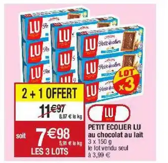 Migros Petit écolier lu au chocolat au lait offre