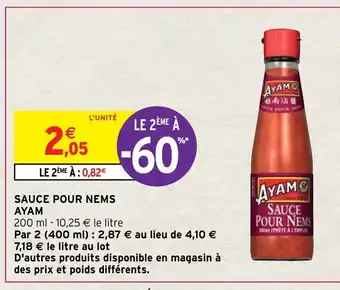 Sauce Pour Nems Ayam