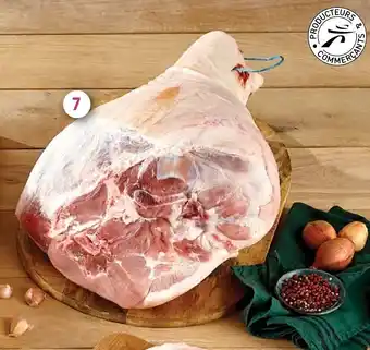 Intermarché Hyper Jambon Frais Entier Avec Os Jean Roze offre