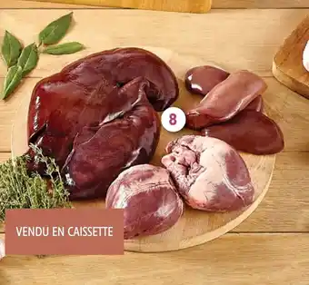 Intermarché Hyper Cœur Foie Ou Rognon de Porc Jean Roze offre