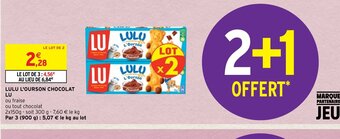 Intermarché Hyper Lulu l'Ourson Chocolat lu offre