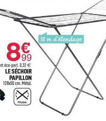 Centrakor Le séchoir papillon offre