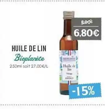 Naturalia Huile de pin bioplanète offre
