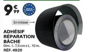 Shopix Adhésif réparation bâche offre