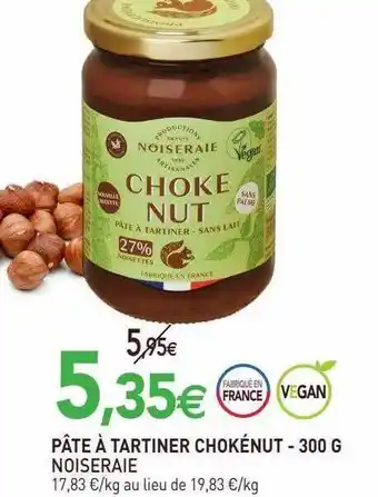 naturéO Pâte à tartiner chokénut noiseraie offre