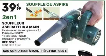 Shopix Souffleur aspirateur à main offre