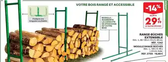 Shopix Range-bûches extensible offre