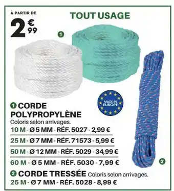 Shopix Corde polypropylène offre