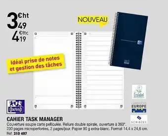 Hyperburo Oxford task manager offre
