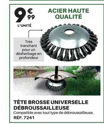 Shopix Tête brosse universelle débroussailleuse offre