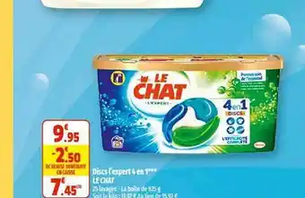 Coccinelle Supermarché Discs l'expert 4 en 1 le chat offre