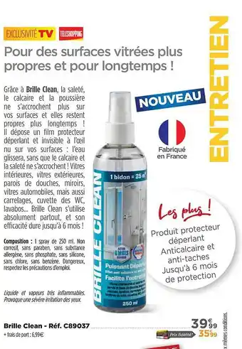 Teleshopping Brille clean offre
