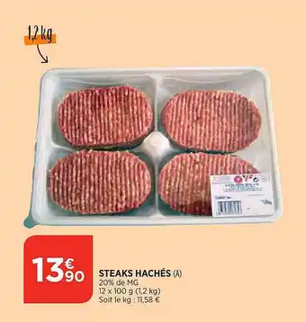 Maximarché Steaks hachés offre
