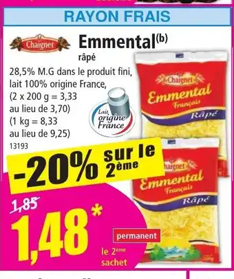 Norma Emmental offre